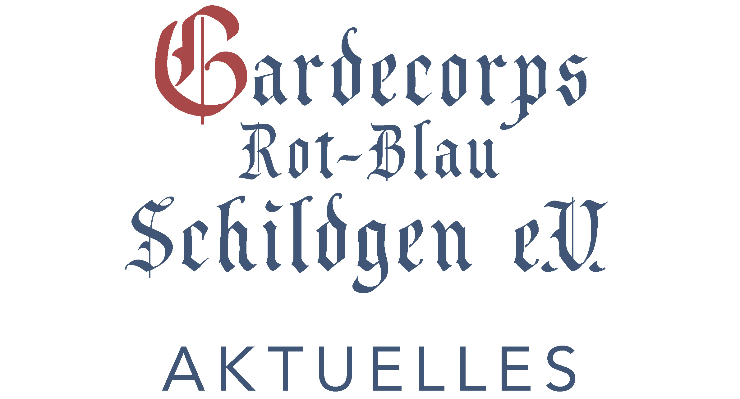 Schriftzug des Gardecorps